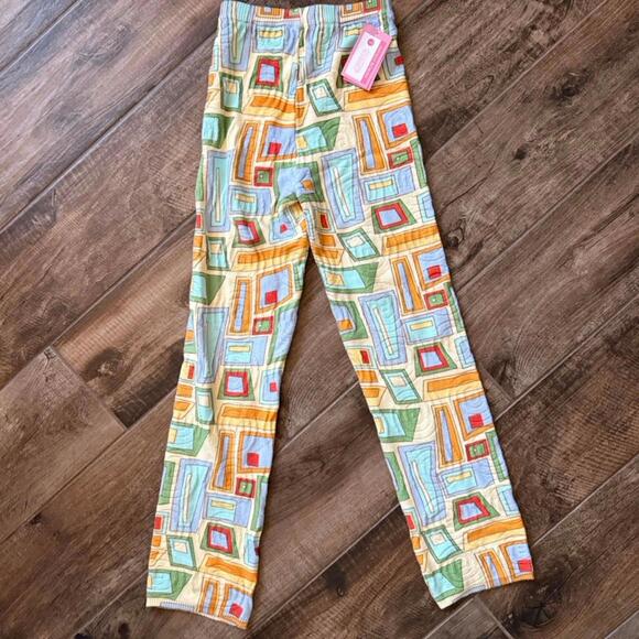 HOUSE OF SUNNY Pepperland Puzzle Print High Rise Knit Pants, Multi, 2 - Picture 6 of 13